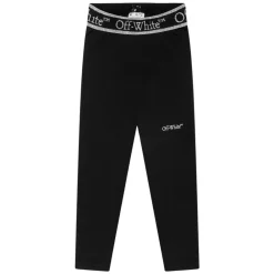 Bookish Logo Band Leggings>Off White