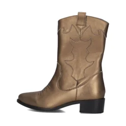 Bronzefarbene Cowgirl Stiefel für Mädchen>Wysh Online
