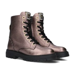 Bronzefarbene Schnürstiefel für Stilvolle Mädchen>Red Rag Online