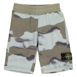 Camouflage Baumwollshorts>Stone Island Hot