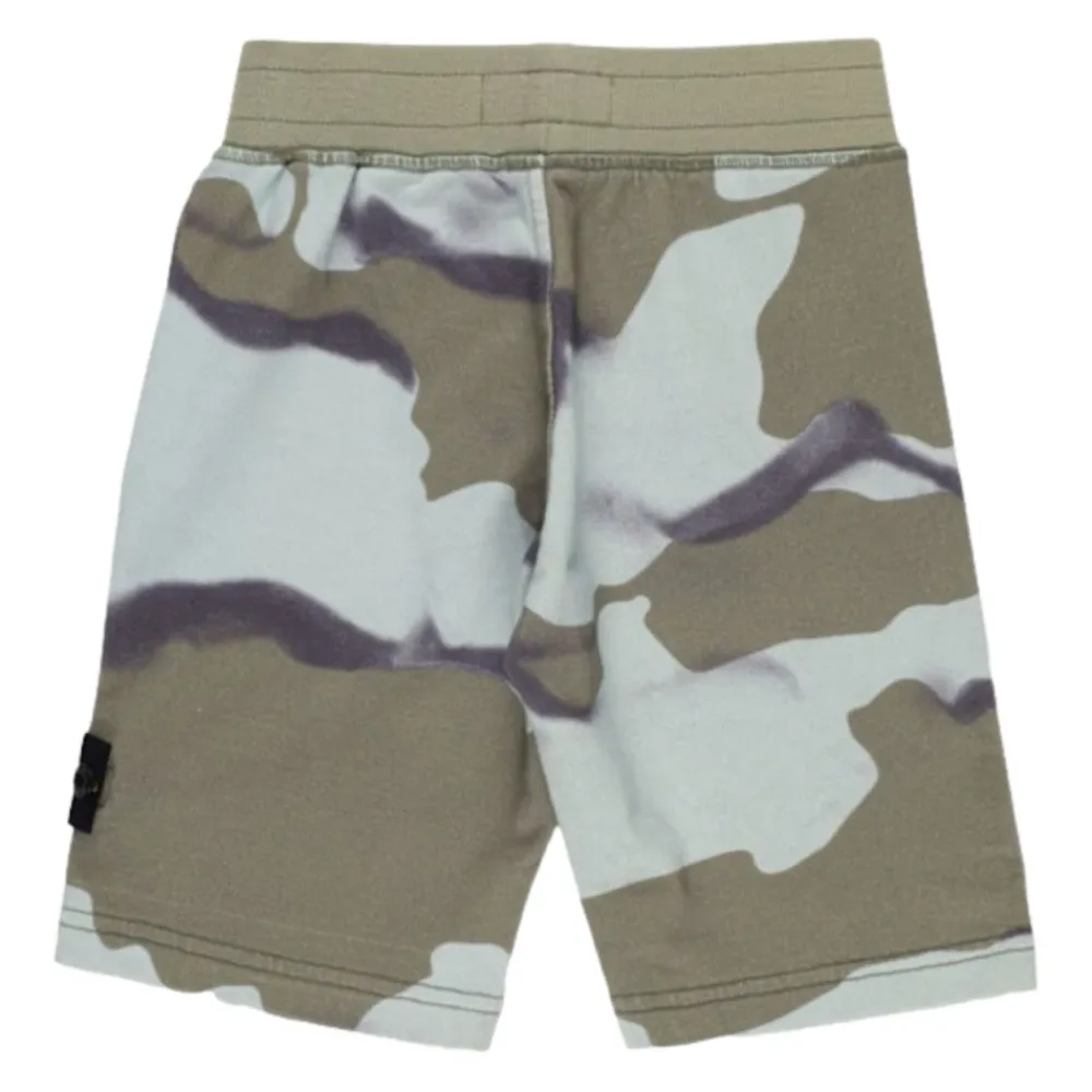 Camouflage Baumwollshorts>Stone Island Hot