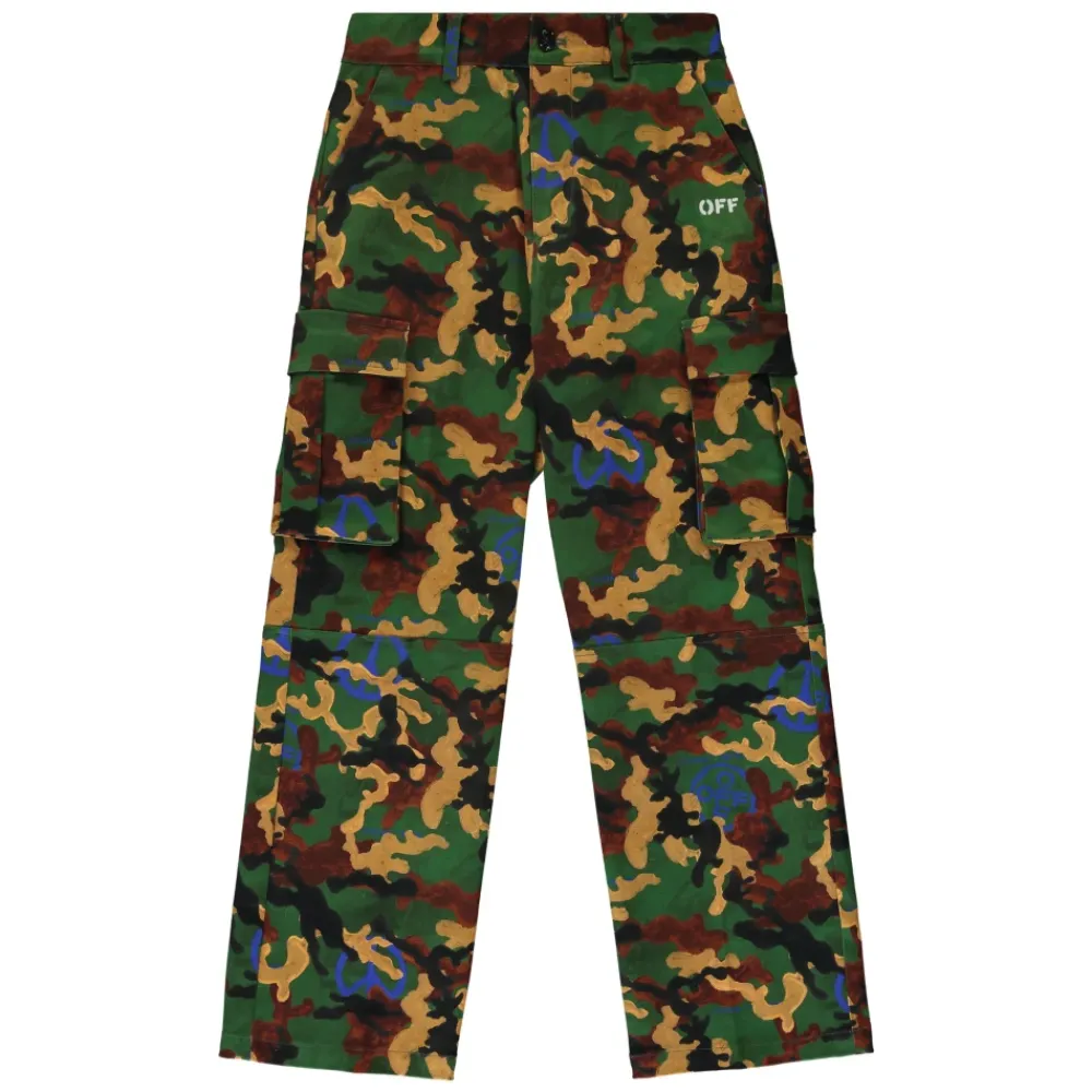 Camouflage Cargo Hose>Off White Clearance