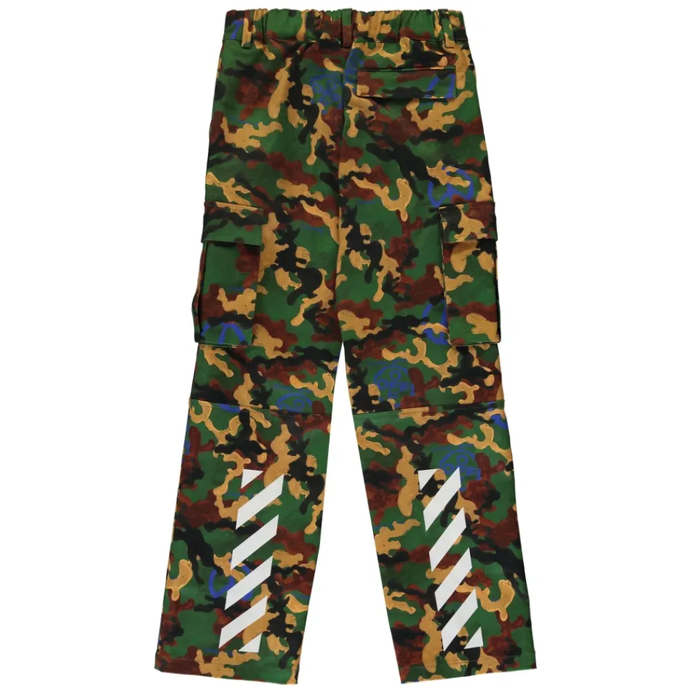 Camouflage Cargo Hose>Off White Clearance