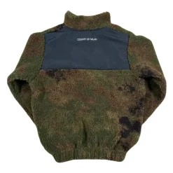 Camouflage Kinderjacke mit Sherpa-Stoff>Marcelo Burlon New