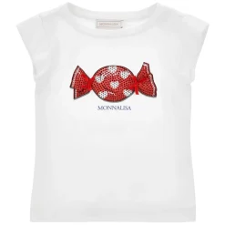 Candy Print T-Shirt>Monnalisa Discount