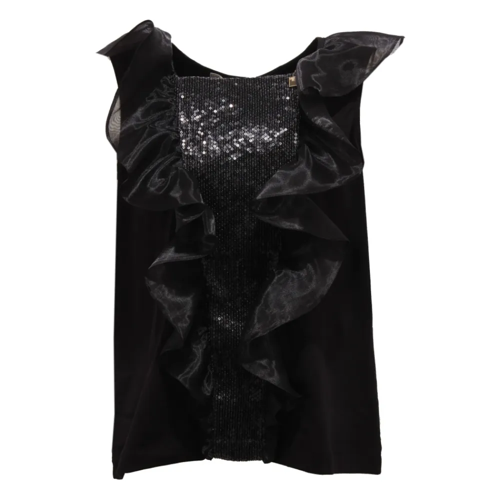 Canotta Paillettes>Elisabetta Franchi Sale