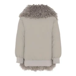 Cappotto con bordo in finta pelliccia>PINKO Online