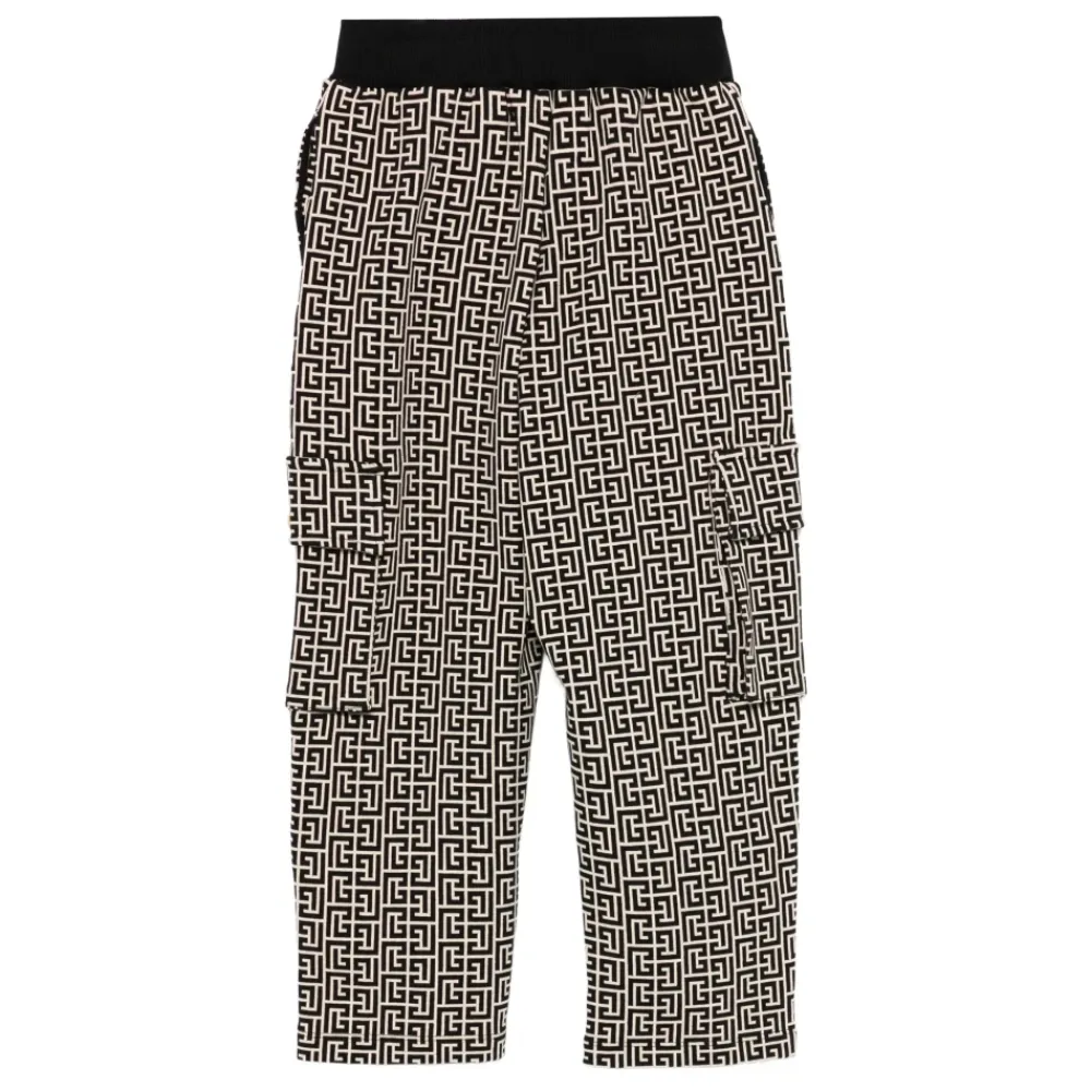 Cargo-Hose mit geometrischem Motiv>Balmain Discount