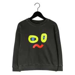Catchy Face Pigment Sweatshirt>JELLY MALLOW Online