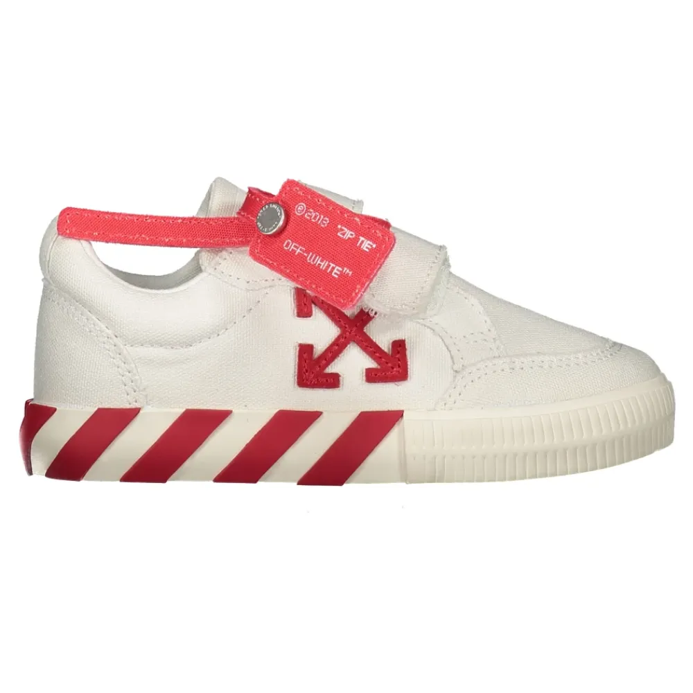 Charm Low-top Vulcanized Sneakers>Off White Hot