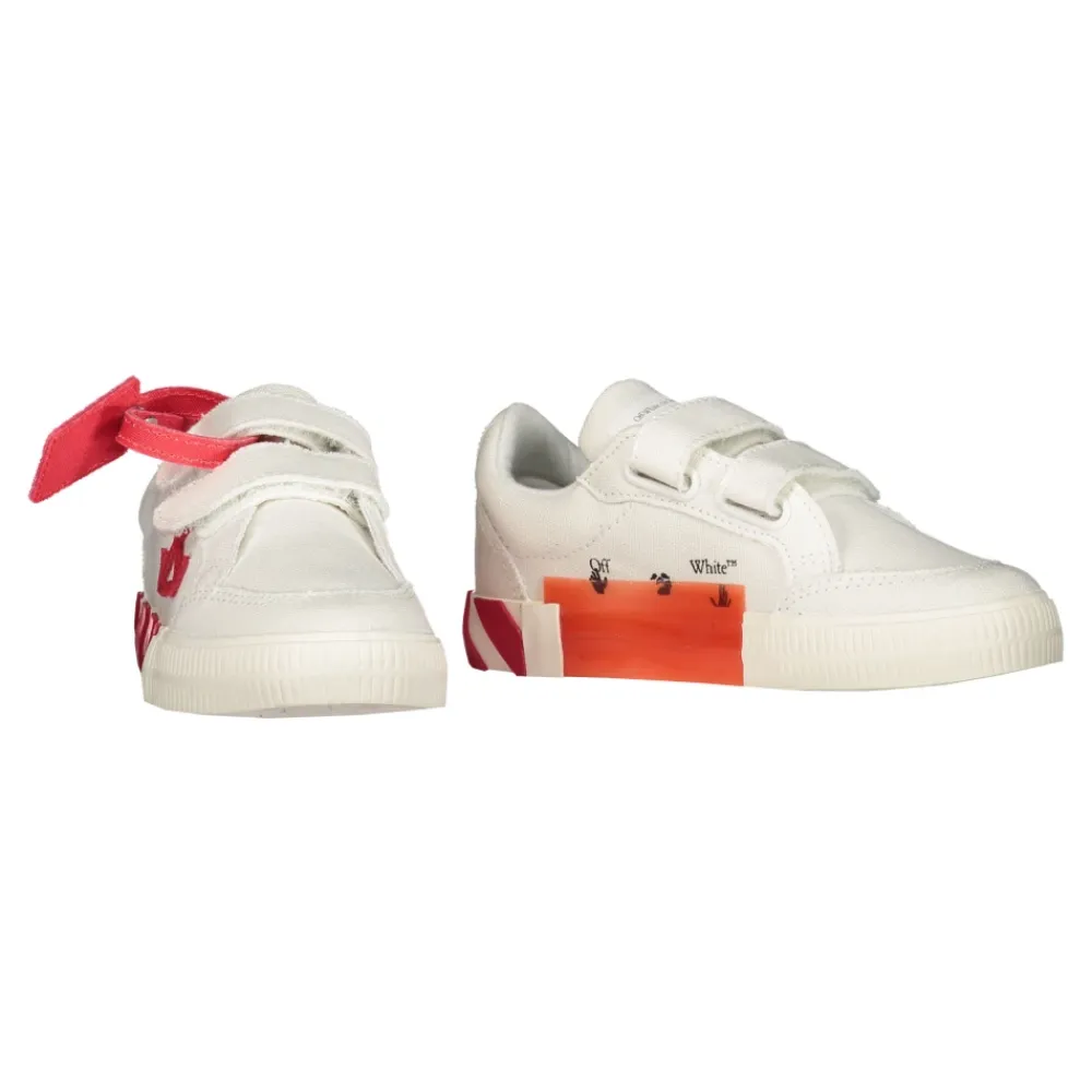 Charm Low-top Vulcanized Sneakers>Off White Hot