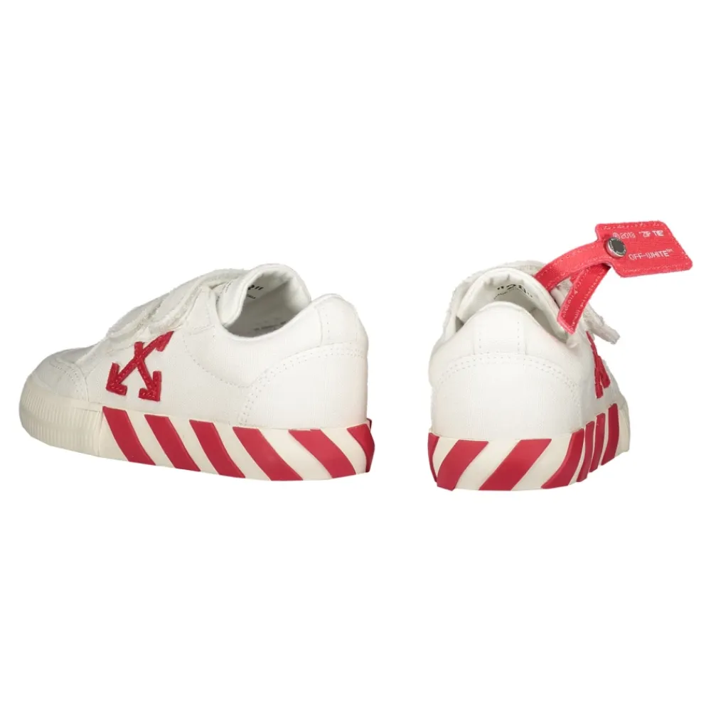 Charm Low-top Vulcanized Sneakers>Off White Hot