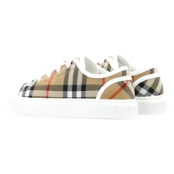 Check Cotton Sneakers><noscript><img width=