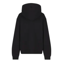 Check Trim Cotton Zip Hoodie>Burberry New