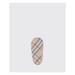 Checked Cotton Shoes><noscript><img width=