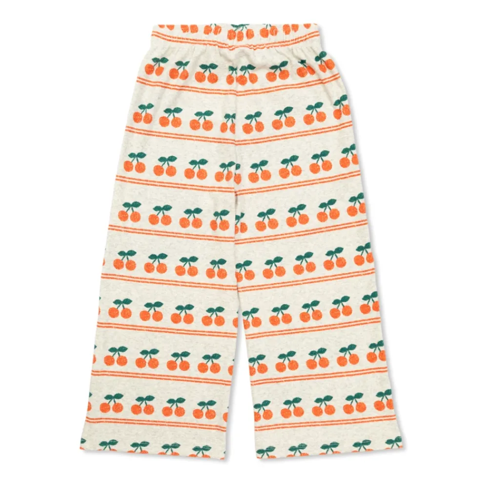 Cherry Pattern Rib Pant>Tinycottons Discount