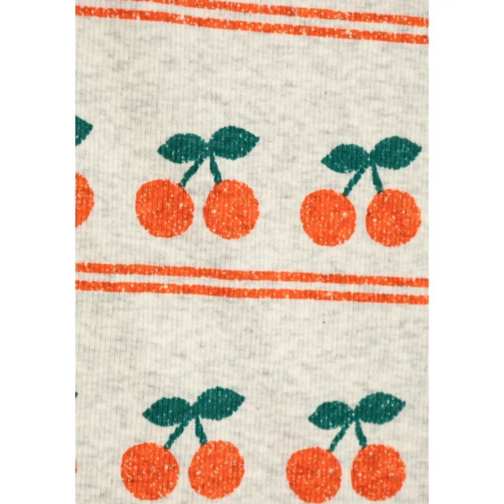 Cherry Pattern Rib Pant>Tinycottons Discount