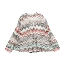 Chevron Muster Kinderbluse Multifarben>Missoni Outlet