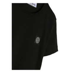 Compass Logo Patch Kurzärmeliges T-Shirt>Stone Island Hot