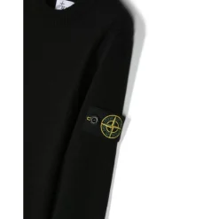 Compass-Badge Rundhals-Pullover>Stone Island