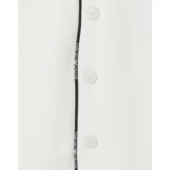 Cremefarbenes Jerseykleid mit Logokante><noscript><img width=