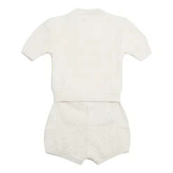 Cremefarbenes Kleid und T-Shirt Set>Elisabetta Franchi Best