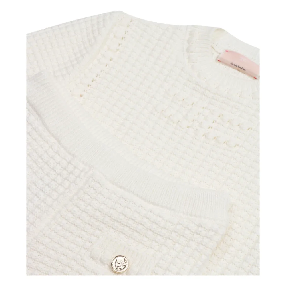 Cremefarbenes Kleid und T-Shirt Set>Elisabetta Franchi Best