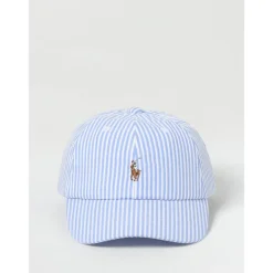 Crest Gestreifte Popeline Baseballkappe>Polo Ralph Lauren Sale