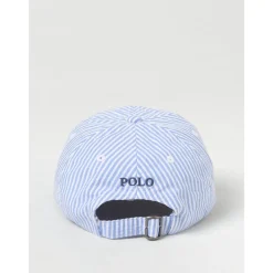 Crest Gestreifte Popeline Baseballkappe><noscript><img width=