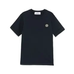 Crew Neck Baumwoll-T-Shirt>Stone Island Hot