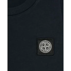 Crew Neck Baumwoll-T-Shirt>Stone Island Hot