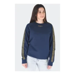 Crewneck Sweatshirt mit Logo-Tape><noscript><img width=