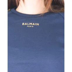 Crewneck Sweatshirt mit Logo-Tape><noscript><img width=