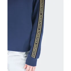 Crewneck Sweatshirt mit Logo-Tape><noscript><img width=