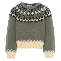 Crop Sweater mit nordischem Motiv>Chloé Clearance