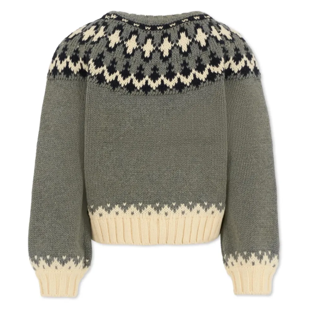 Crop Sweater mit nordischem Motiv>Chloé Clearance