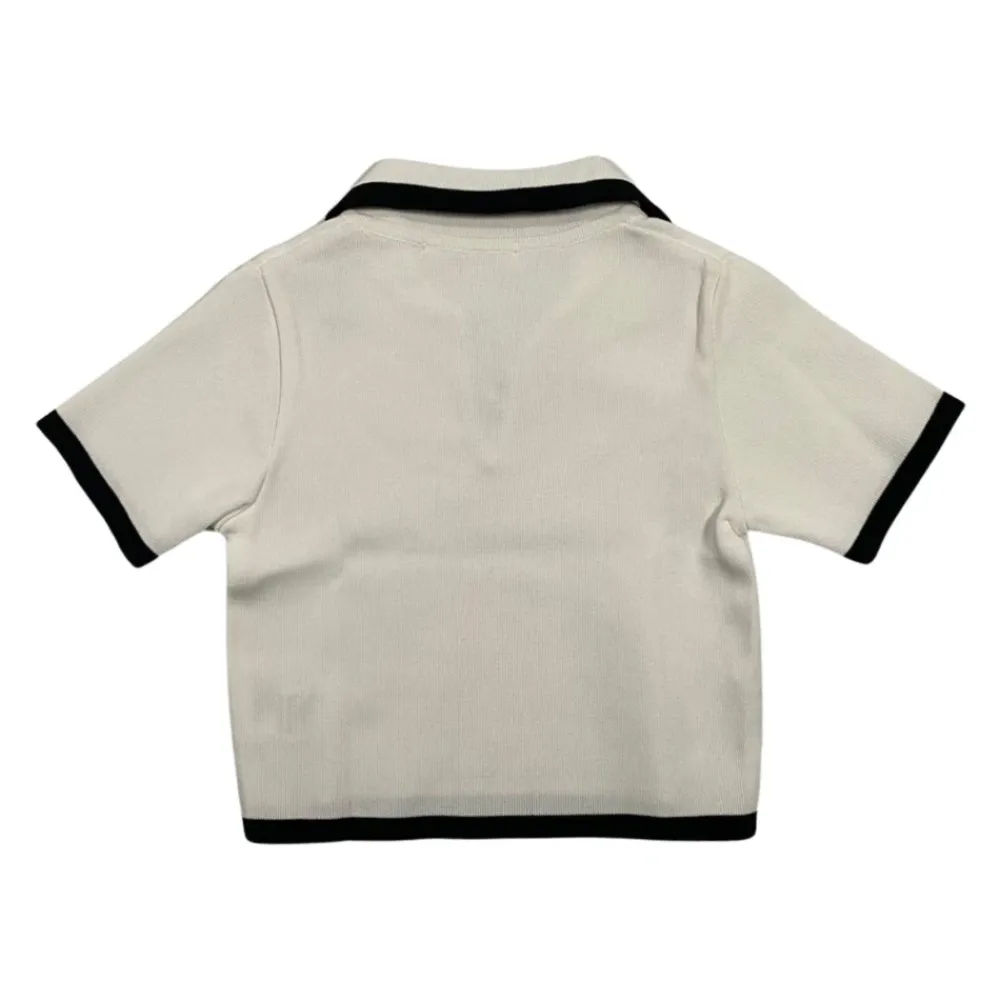 Cropped Polo Shirt>ViCOLO New