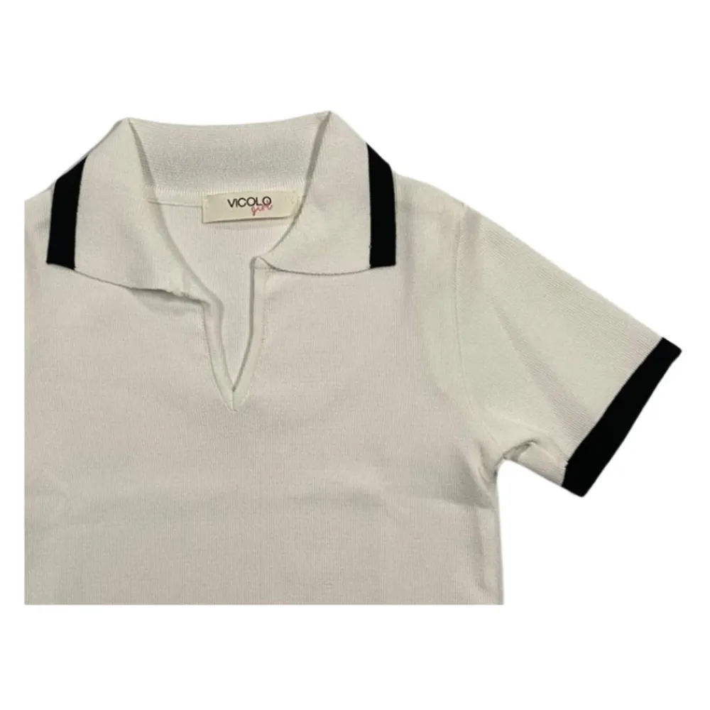Cropped Polo Shirt>ViCOLO New