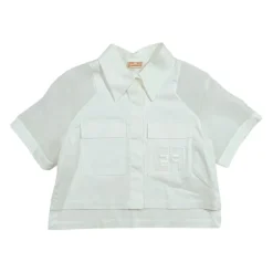 Cropped Poplin Shirt>Elisabetta Franchi Online