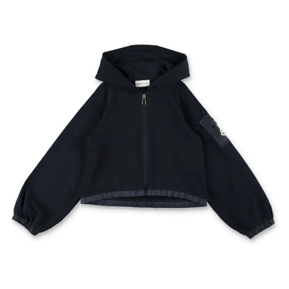Cropped Zip Hoodie>Moncler New