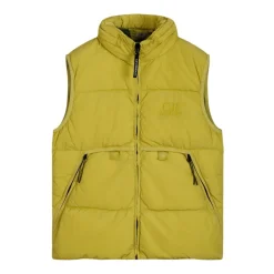 Cypress Green Padded Gilet>C.P. Company Hot