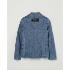 Denim Blazer>Balmain Outlet