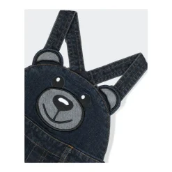 Denim Salopette und Langarm-T-Shirt Set><noscript><img width=