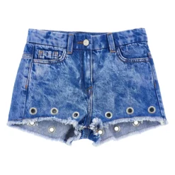 Denim Shorts>Monnalisa Outlet