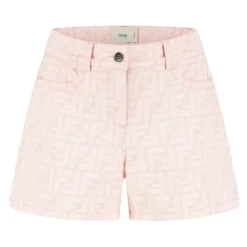 Denim Shorts mit FF-Logo-Druck>Fendi Clearance