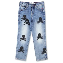 Denim Trousers SKULL>Philipp Plein Sale