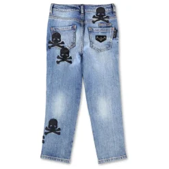 Denim Trousers SKULL>Philipp Plein Sale