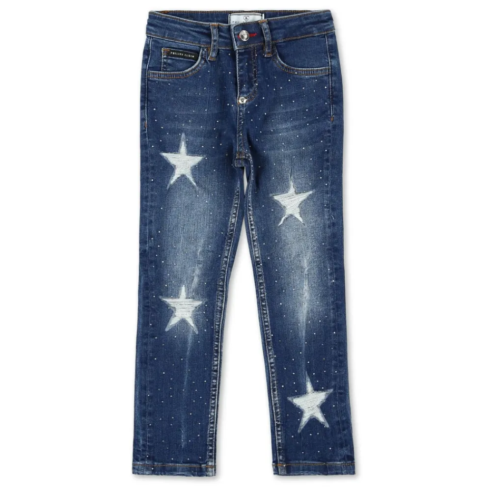 Denim Trousers STARS>Philipp Plein