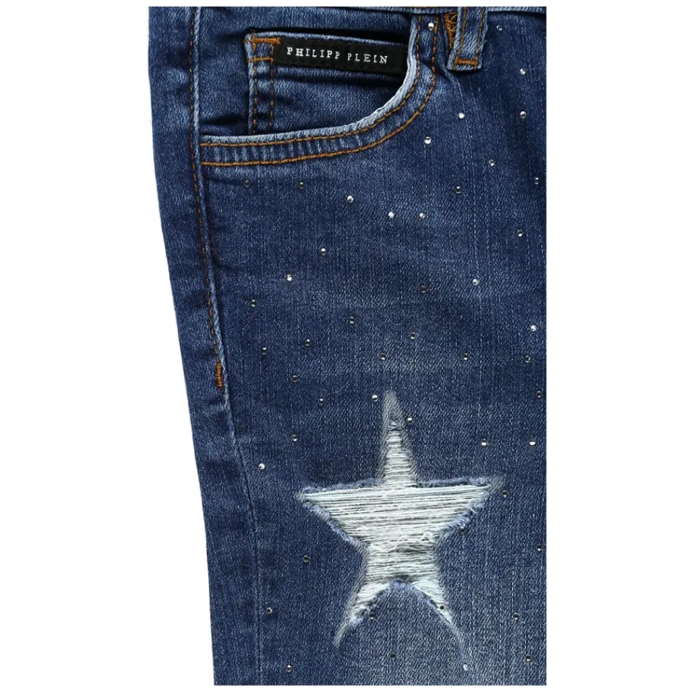 Denim Trousers STARS>Philipp Plein