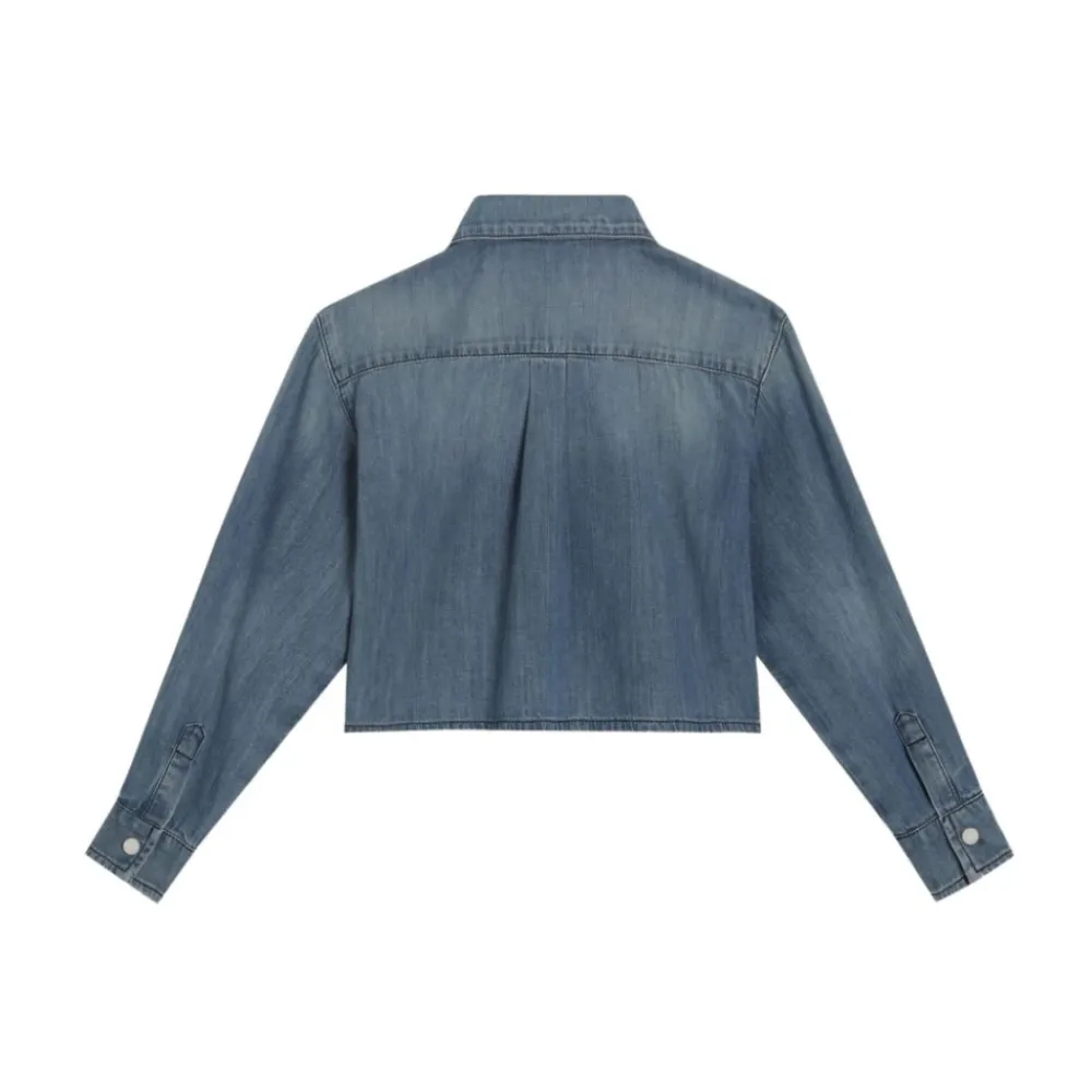 Denim-Hemd mit DG-Logo>Dolce & Gabbana New